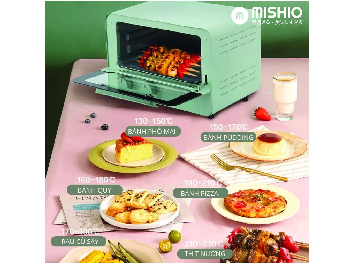 Lò nướng Mishio MK342