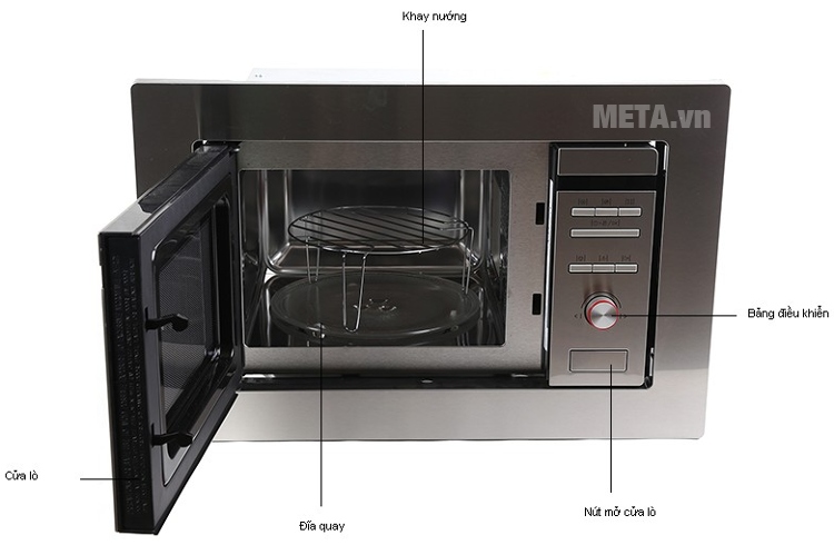 Lò vi sóng Amica AMM20BI với cách sử dụng đơn giản.