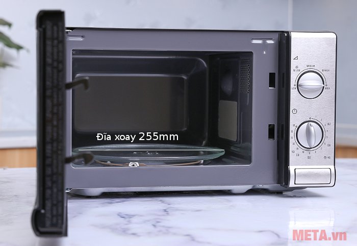 Lò vi sóng Electrolux EMM2026MX có đĩa xoay thủy tinh 