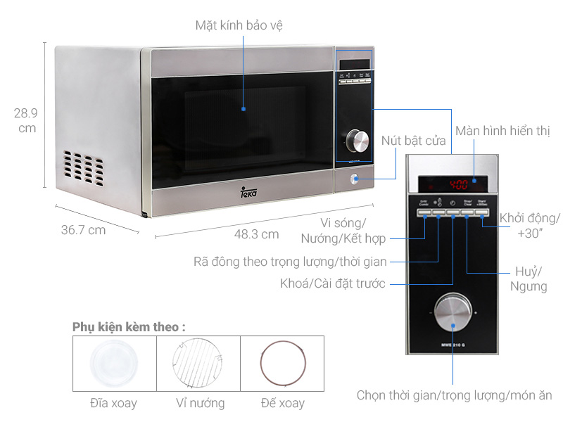 lò vi sóng có nướng