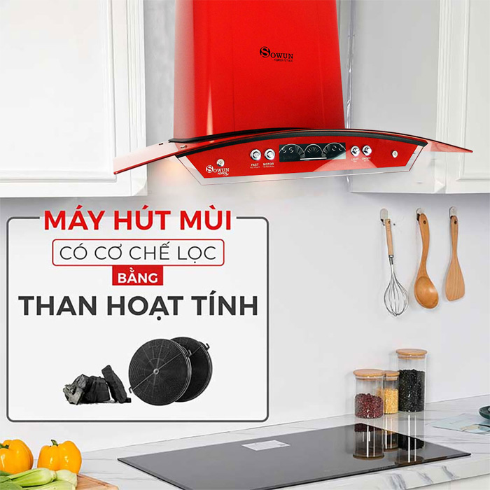 Bộ lọc than hoạt tính giúp khử mùi hiệu quả