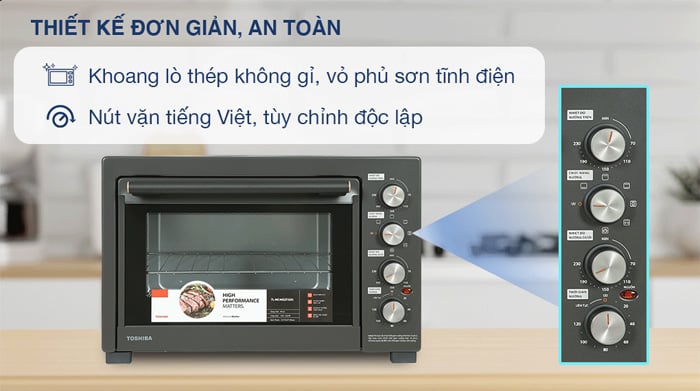 Bảng điều khiển dạng núm vặn dễ thao tác